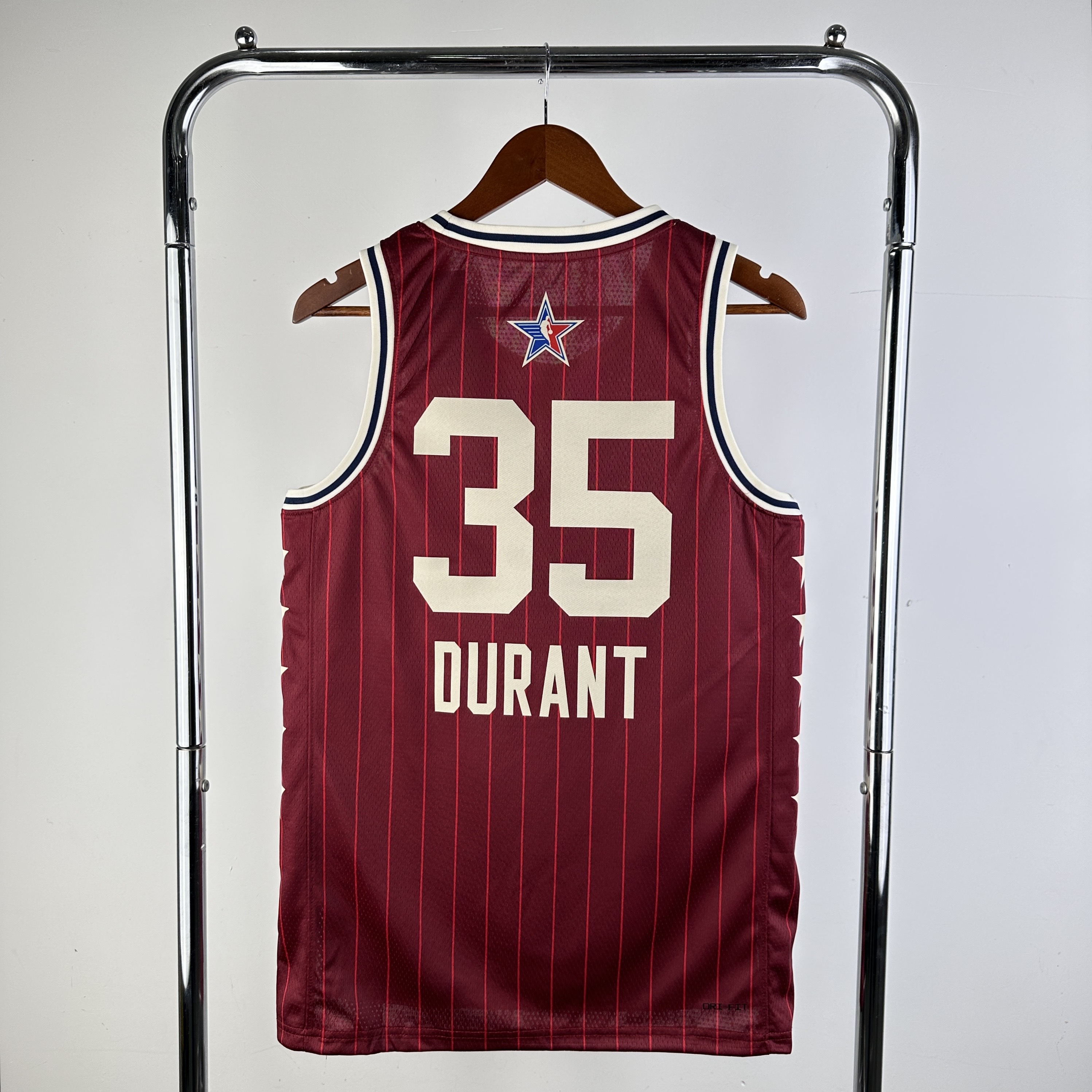 Men All-star season #35 Durant Red 2024 NBA Jersey